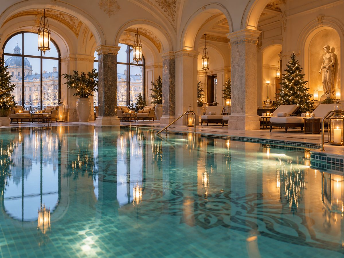 Бассейн SPA-зоны отеля